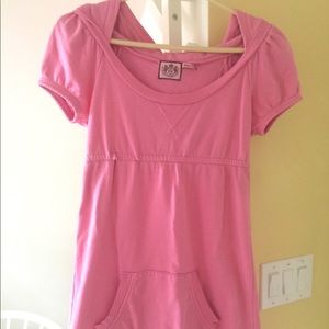 Juicy Pink Sweatshirt Dress